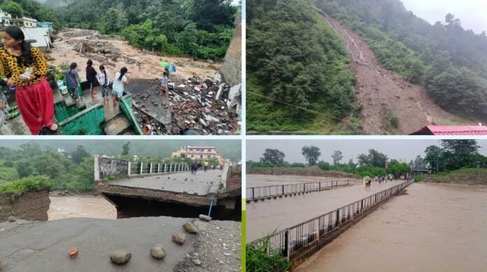 उत्तराखंड में बारिश मचा रही तबाही, मासूम सहित एक साधू